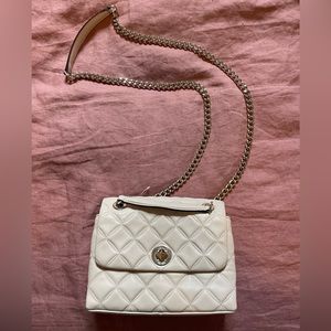 Neutral Kate Spade adjustable chain bag